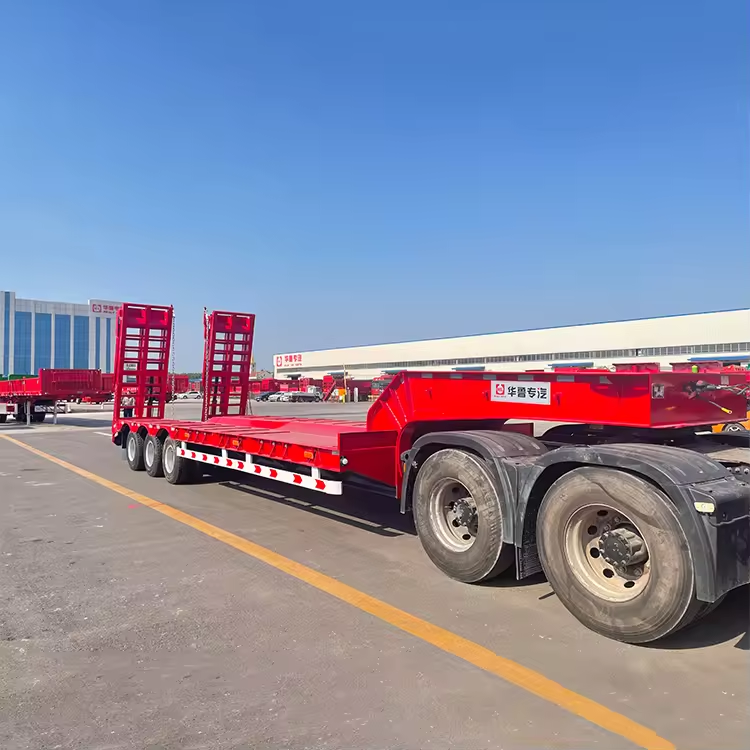 How Hualu 3-axle  Low-Bed Semi-Trailers Solved Ghana’s Toughest Heavy Equipment Transport Pain Points