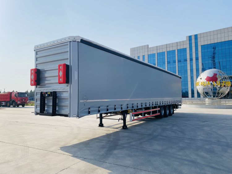 Hualu Curtain Side Semi-trailer: Lighter, Stronger, Uzbekistan's Cargo Heroes