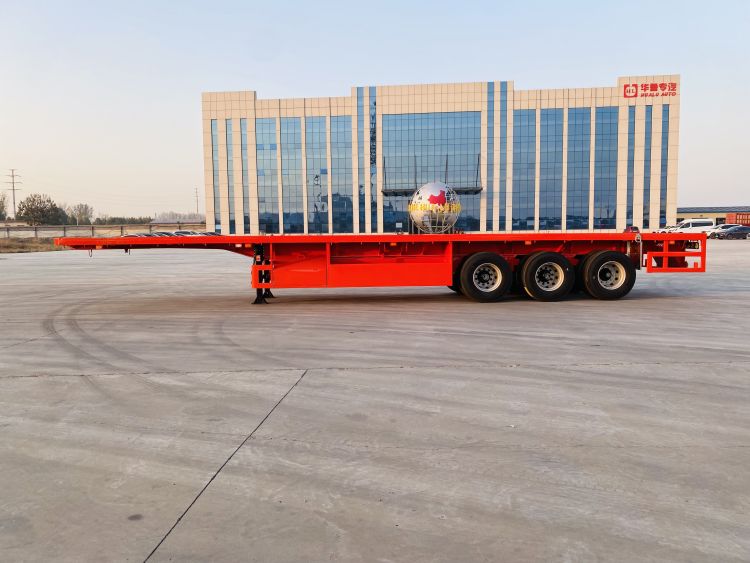 Hualu Flatbed Semi‑Trailer – Tough, Fast, 40% More Efficient