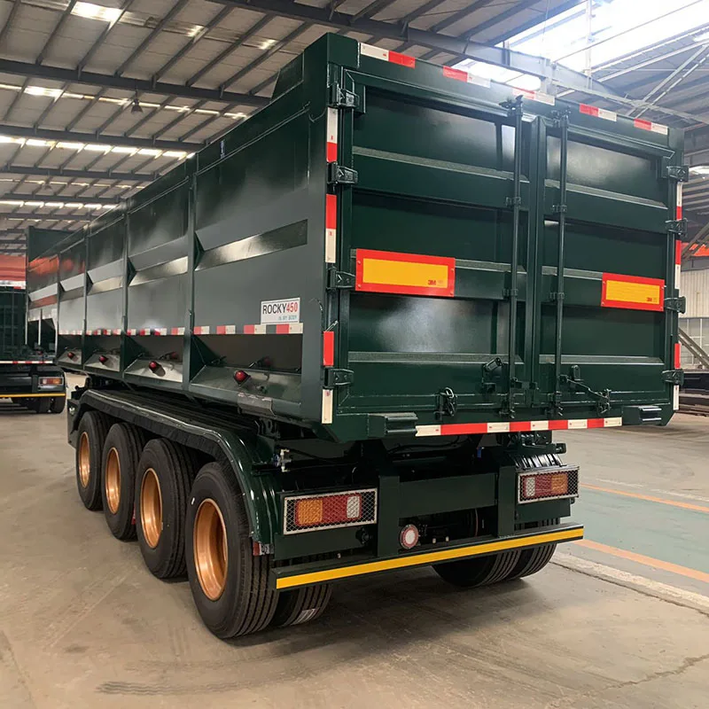 HUALU Rear-Tipping Semi-Trailer Makes a Splash in Ghana
