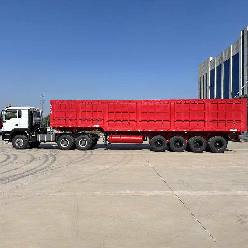 Hualu Side Dump Semi-Trailer: Engineered for Cameroon’s Toughest Mining and Infrastructure Work