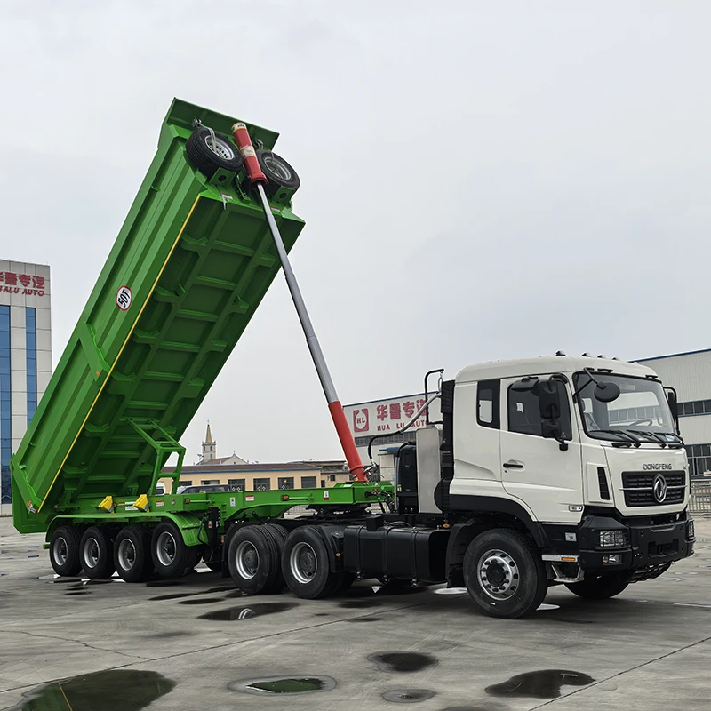 HUALU Rear Dump Semi-Trailer–The Smart Choice for Saudi Construction & Mining