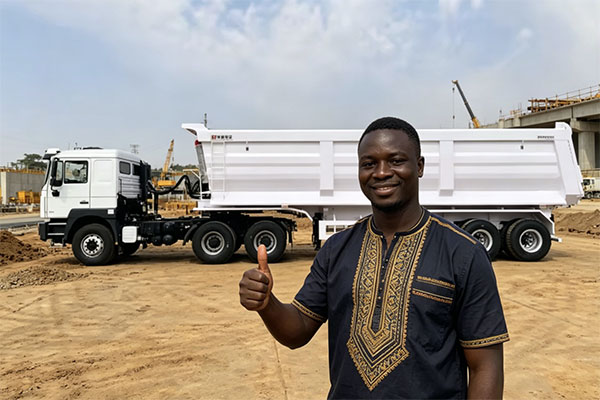Application of Hualu dump truck in infrastructure projects in Africa