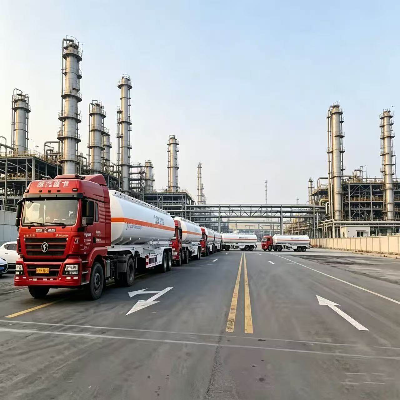 Hualu 2-Axle Fuel Tanker Semi-Trailer – Engineered for Saudi Arabian Bulk Liquid Transport