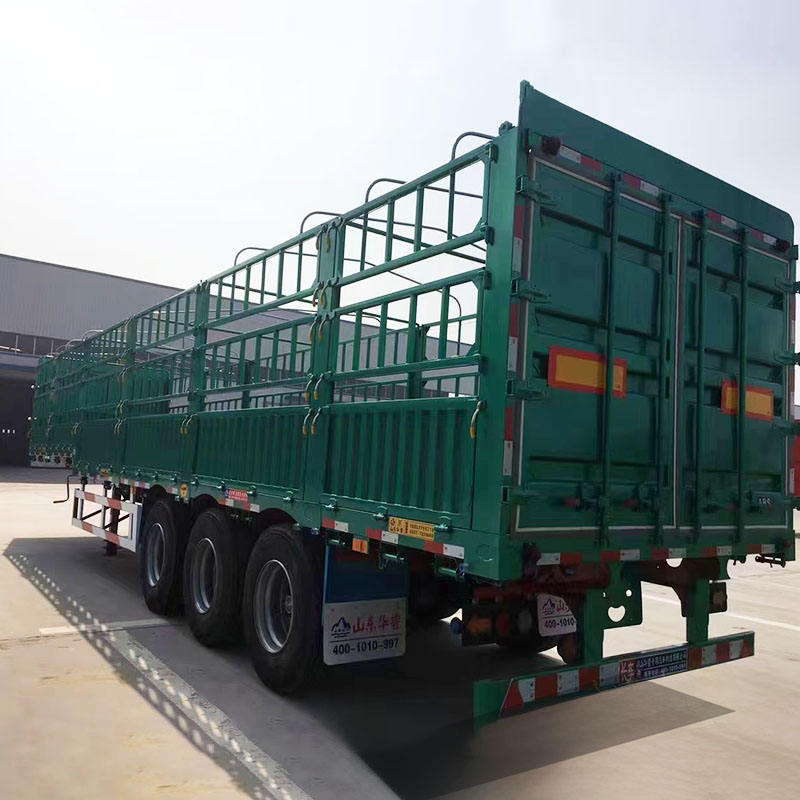Custom Built For Mexico: Hualu Fence Semi-Trailer 3‑Axle 60‑Ton Fully Customizable For Your Load And Size