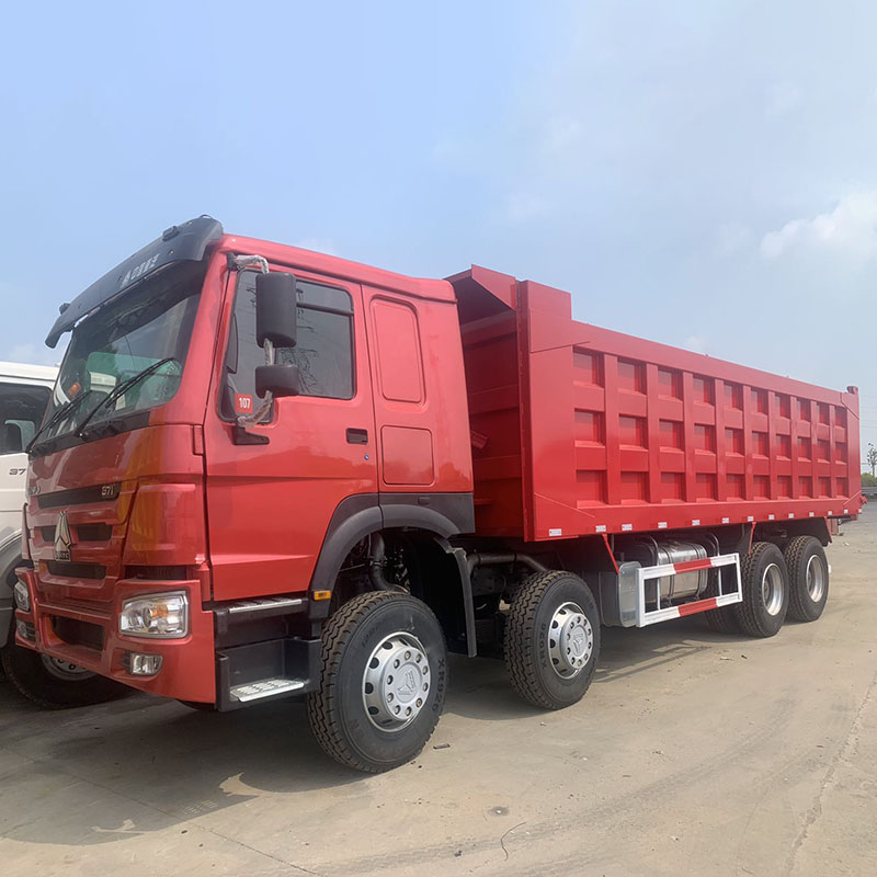 Hualu Factory Professional Procurement of HOWO 8×4 Tipper Trucks for Ghana, Cameroon, Guinea and Namibia Customers in African countries, etc.