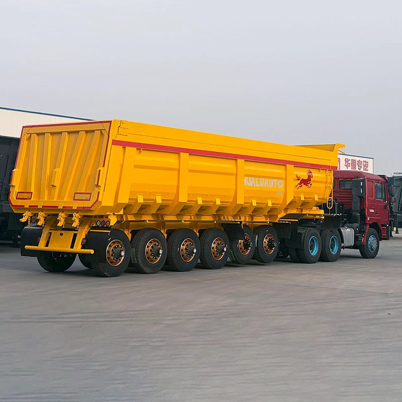  6-Axle Rear Tipping Dump Semi-Trailer | Durable Bulk Transport Solution for Africa
