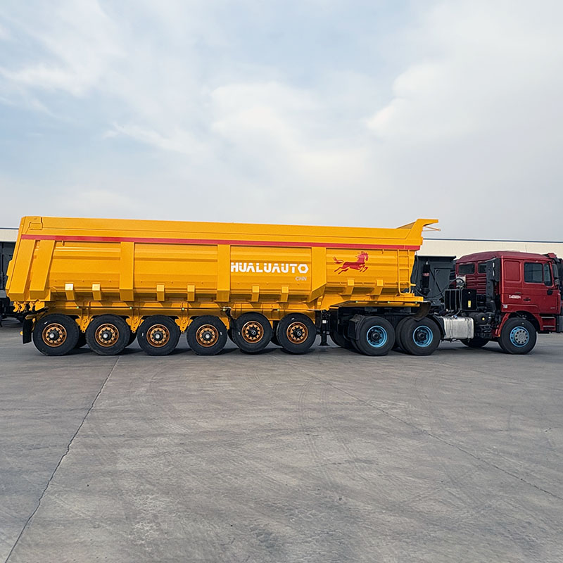 80+ Tons. African Roads. No Problem. — Hualu 6 Axle Rear Dump Semi Trailer Built to Conquer Ghana, Cameroon & Kenya  and other African countries