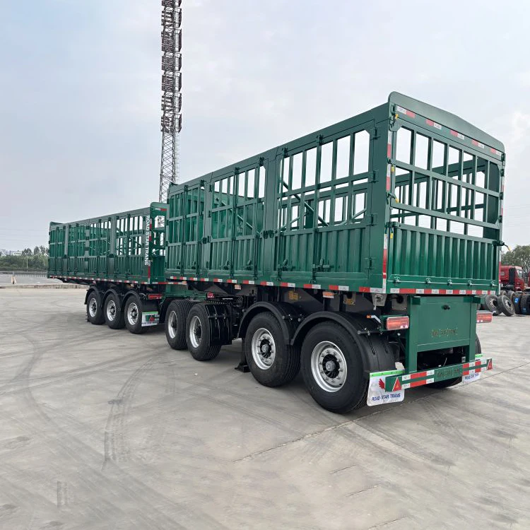 Hualu Dual‑Cargo Fence Semi‑Trailer – Carry Different Goods Together, Without Compromise