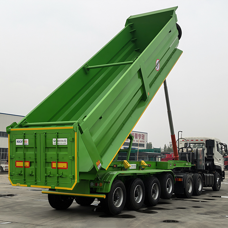 Hualu 4-Axle 60+ Ton Rear Dump Semi-Trailer: From Mines To Mud – Why This Trailer Wins Every Time