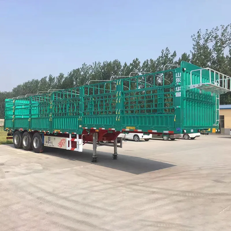 One Trailer, Endless Cargo. Cut Fleet Costs by 20%+ with Hualu's Multi-Purpose 3-Axle Fence Semi-Trailer