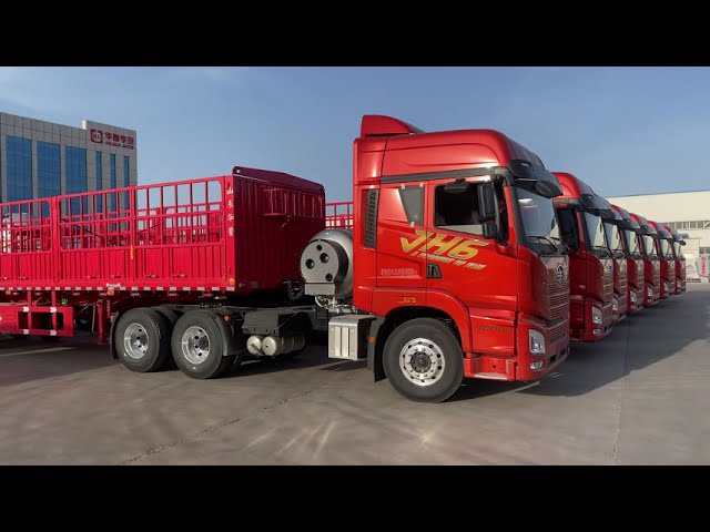 Hualu high flatbed trailer
