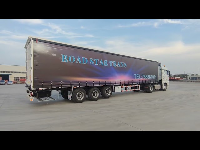 Hualu curtain side trailer
