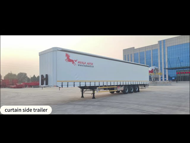 Curtainside Trailer Hualu Auto