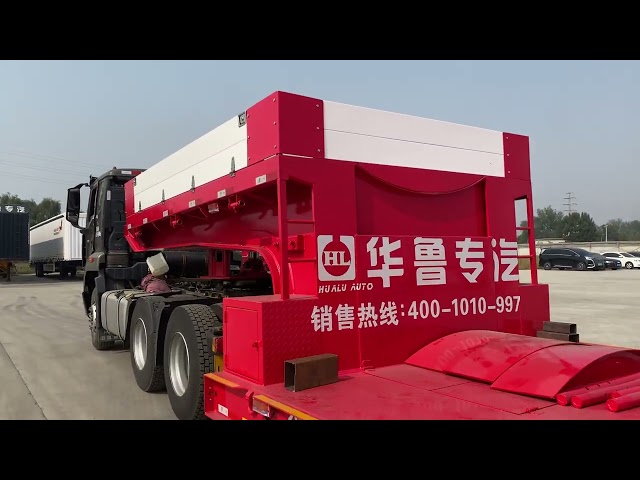 Hualu 8-axle lowboy trailer