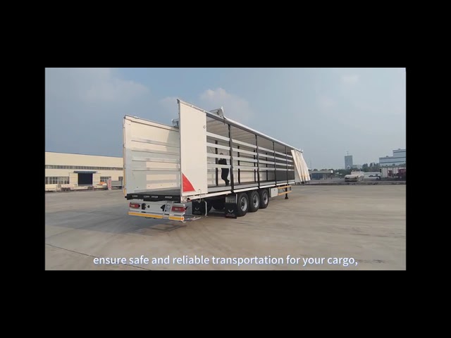 Hualu curtain side trailer