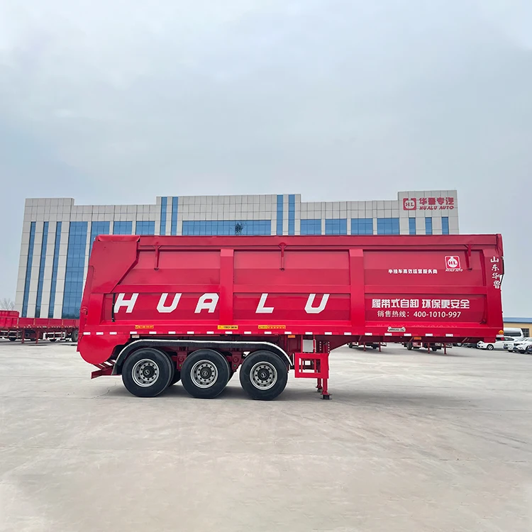 Unload Smarter, Haul Heavier – Hualu 3‑Axle Belt Dump Semi‑trailer, Now Dominating Brazilian Haulage with Unmatched Smoothness