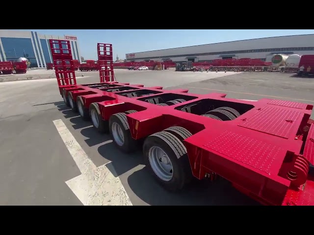 Hualu Six-axle Z-type lowboy semi-trailer