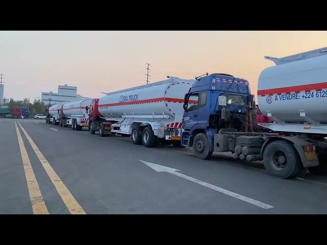 Hualu tank trailer  pre-departure inspection