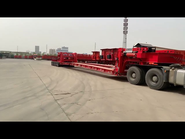 Hualu 5-axle lowboy trailer