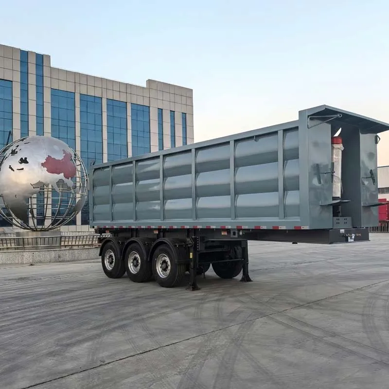 Central Asia’s Heavyweight Champion – Hualu 3‑Axle Rear Dump Trailer, Built for Extreme Loads and Extreme Conditions