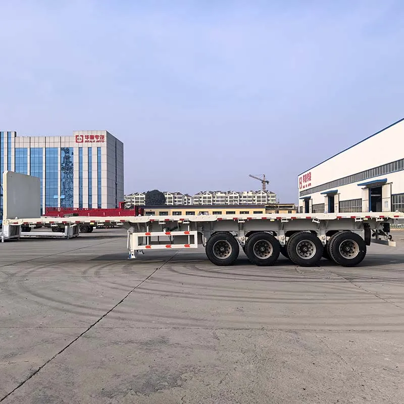 The Versatile Giant – Hualu Flatbed Semi‑Trailer Handles It All, Lifting Your Profits by 10% in Ghana