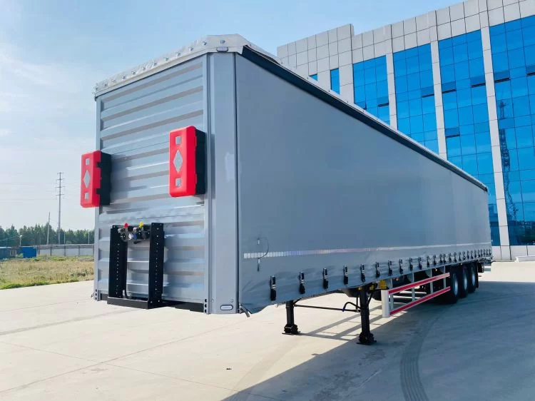53% Faster Docks: Hualu Curtain Roll Trailers in the Netherlands