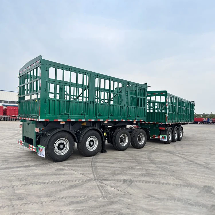 Hualu Fence Semi Trailer in Chile – Connect Multiple Units, Boost Efficiency by 10%, and Turn Every Haul Into a Head-Turning Road Train