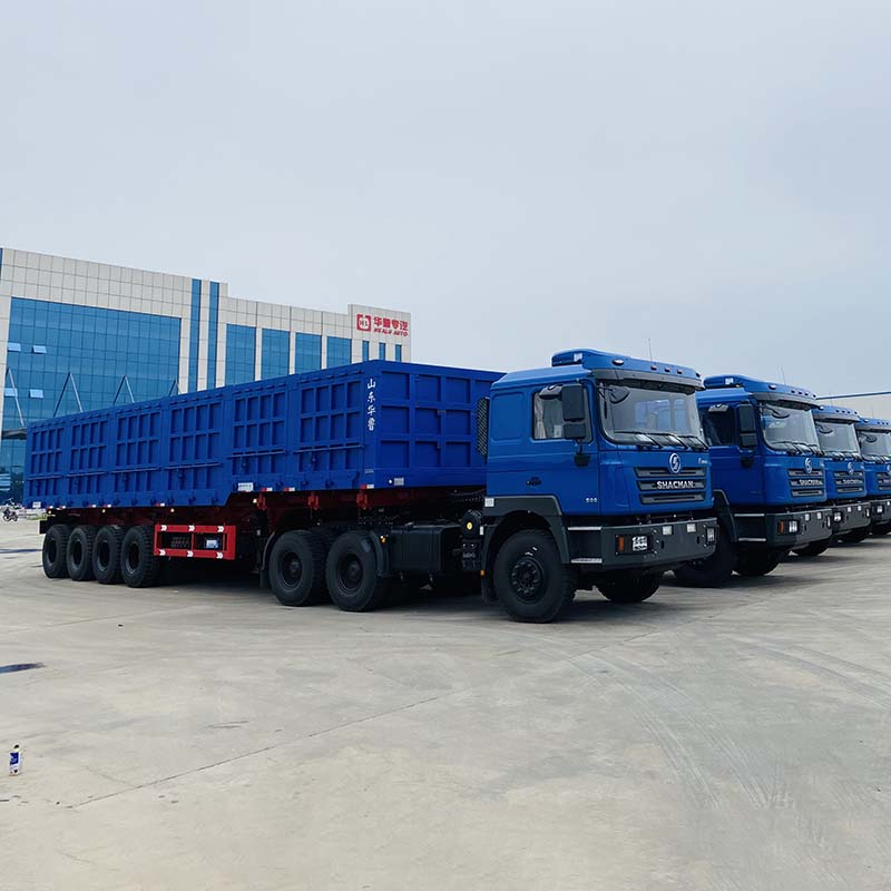 More Cargo. More Profit. 9% More Stability. Hualu Side-Dump Semi-Trailer in Ghana