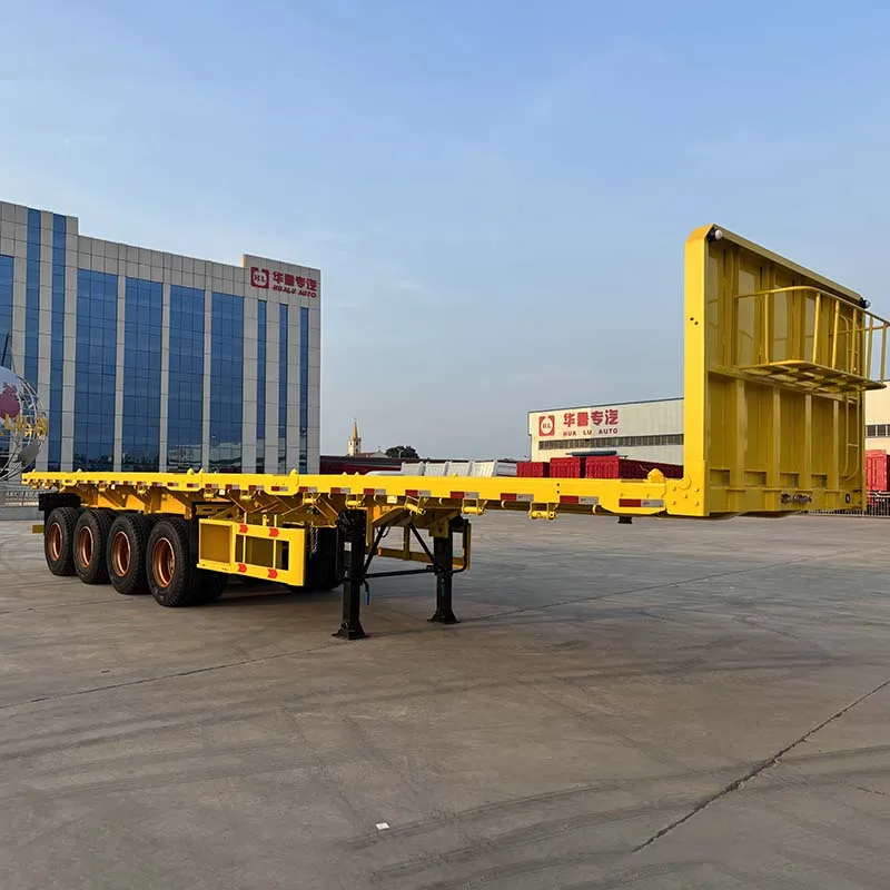 Hualu Flatbed Semi-Trailer: Ecuador’s Smart Choice for Containers and More—Maximum Value, 8% Profit Boost